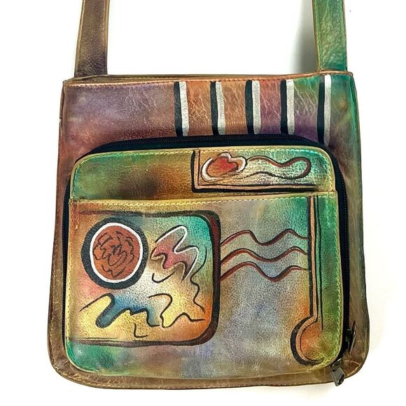 Anuschka Extendable Leather Crossbody Bag - Picture 2 of 16